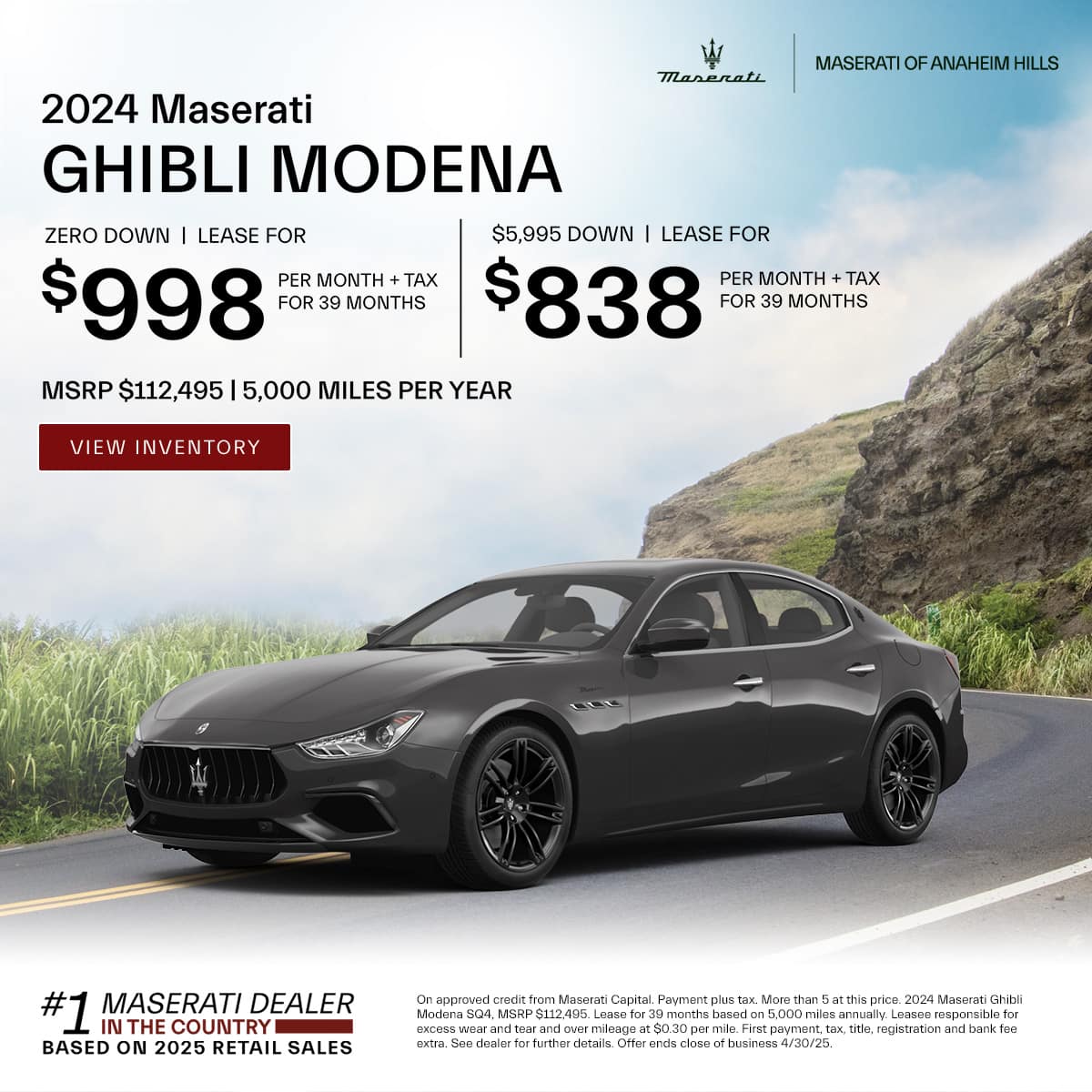 024 Maserati Ghibli Modena